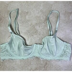 Victoria's Secret Seafoam Shimmer Fairycore Unlined Underwire Bra – Size 34C